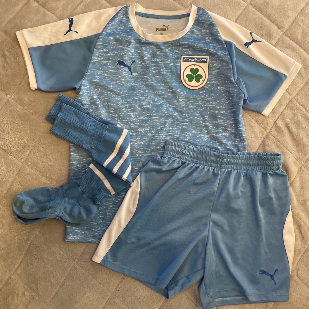 マルバ　サッカーユニフォーム130 マルバ サッカー ユニフォーム130【中古】 - メルカリ