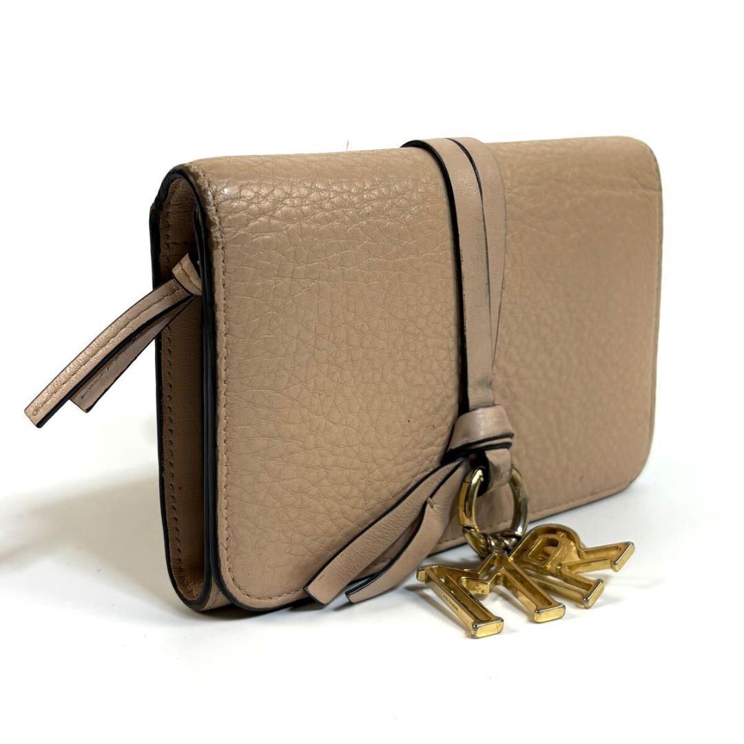 Chloe 二つ折り財布 アルファベット カードケース ピンク