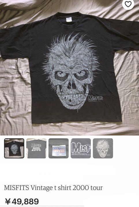 レア90s00sビンテージUSA製ミスフィッツ2000ツアーTシャツXL TwNIi-m63015804571 得価日本製