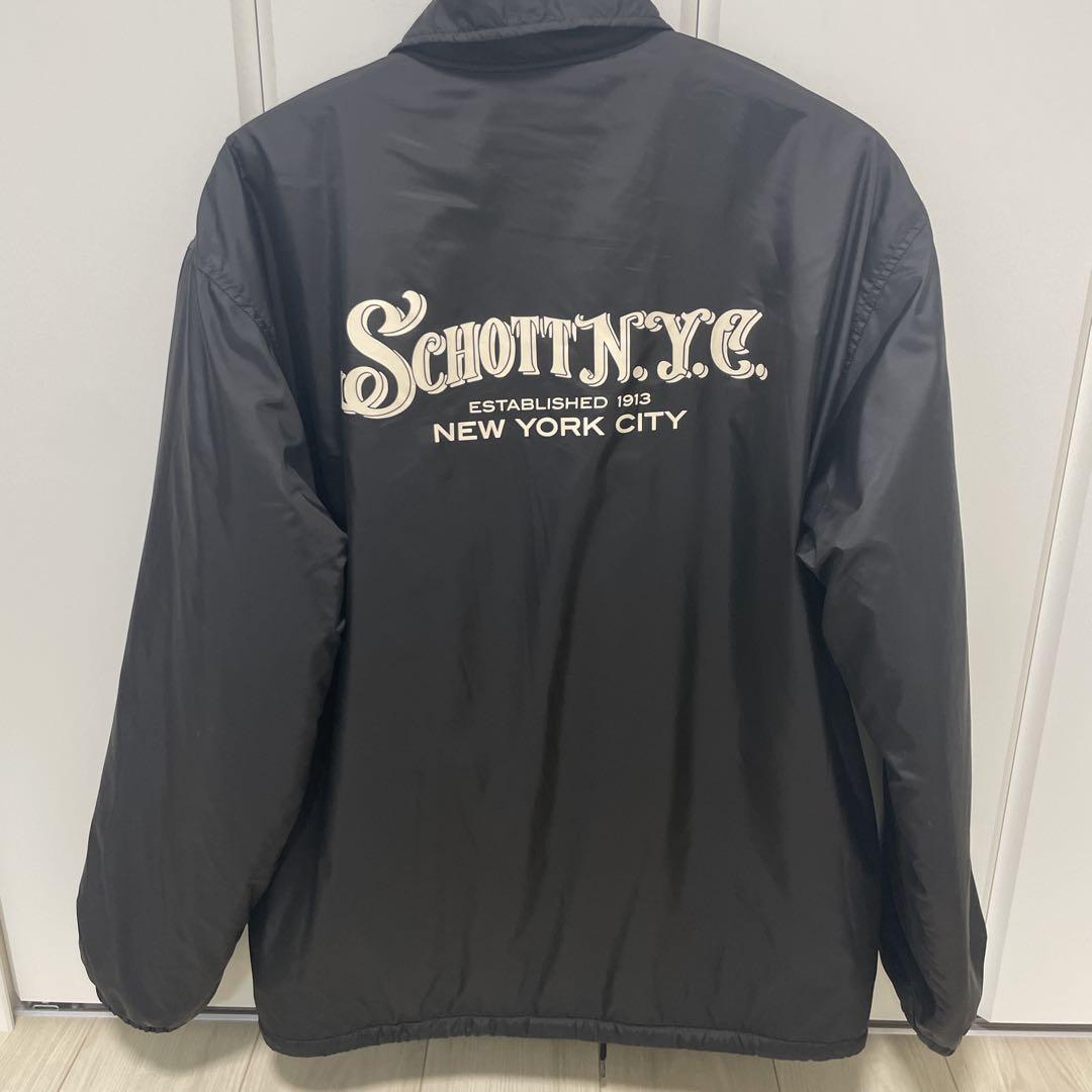 Schott ナイロンジャケット Lサイズ Schott ブラック ナイロンジャケット Lサイズ - メルカリ
