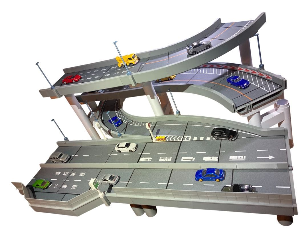 5点セット 1 64 ミニカージオラマ 立体交差 アソートセット新品、♥