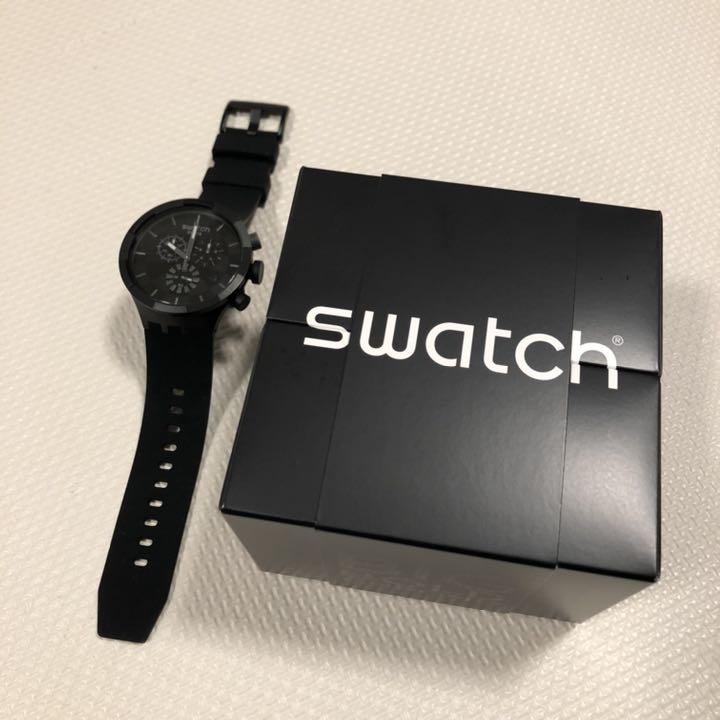 日本製通販 SWATCH BIG BOLD CHRONO CHECKPOINT BLACK Y8roD-m63018325514 爆買い