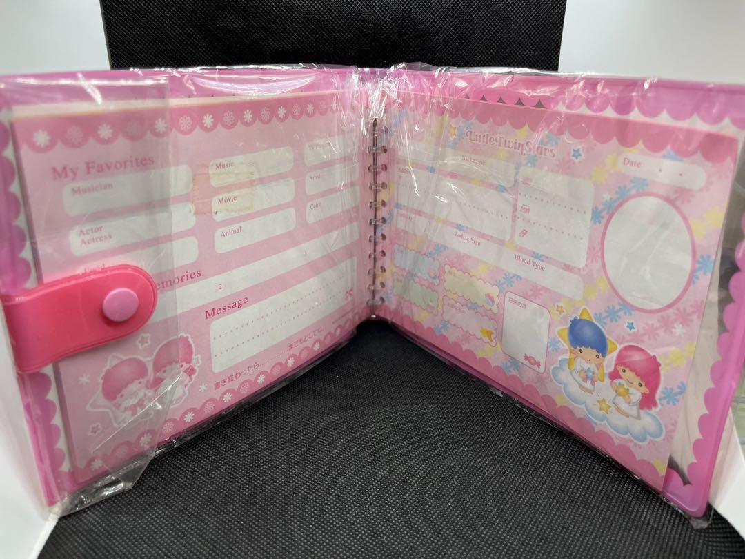 新品未使用】キキララ リトルツインスターズ サイン帳