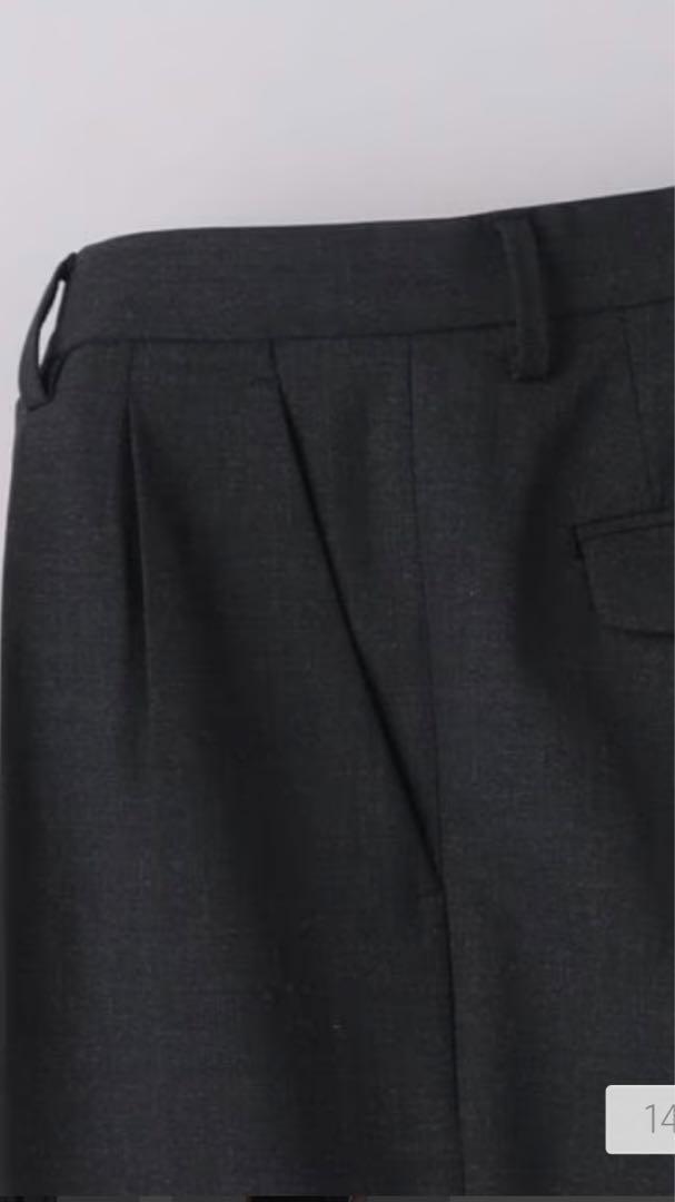24ss District / ツイルトロピカル 2プリーツ ワイドパンツ 44 画像6