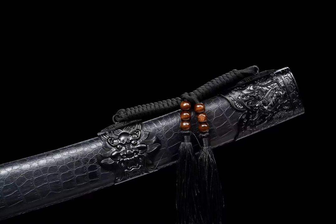 【龍虎の太刀-溝開き金】古兵器 武具　刀装具　日本刀　模造刀 居合刀 龍虎の太刀-溝開き金】古兵器 武具 刀装具 日本刀 模造刀 居合