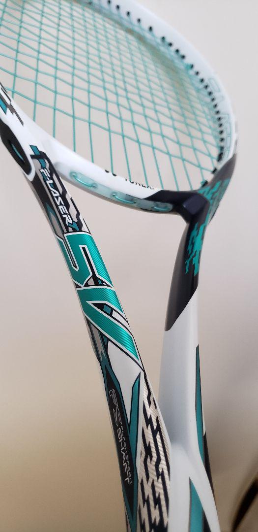 【美品】YONEX　F-LASER 5V　ソフトテニスラケット　おまけ付き