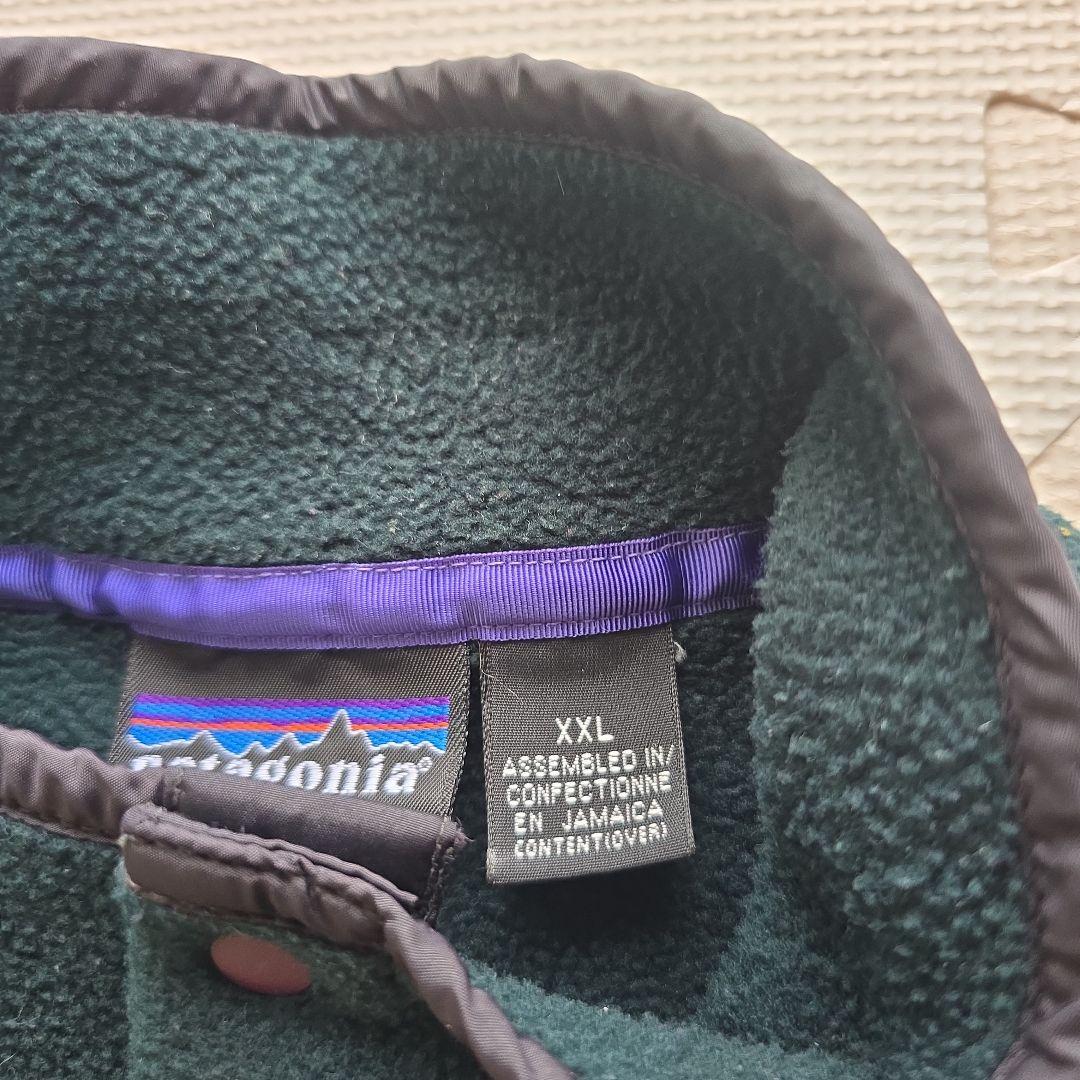 美品　patagonia パタゴニアスナップT　90年フリース XXL ハンター