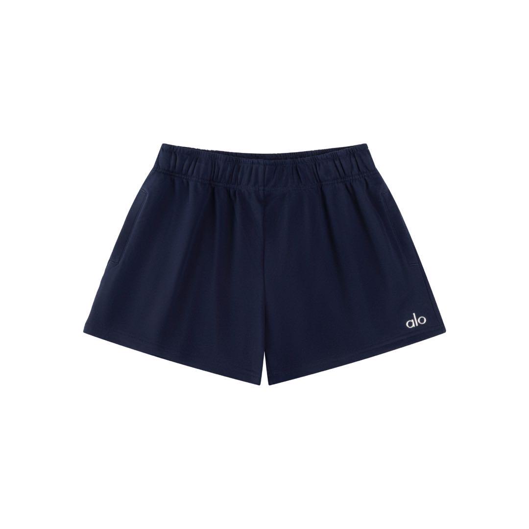 alo ネイビー ハーフパンツ