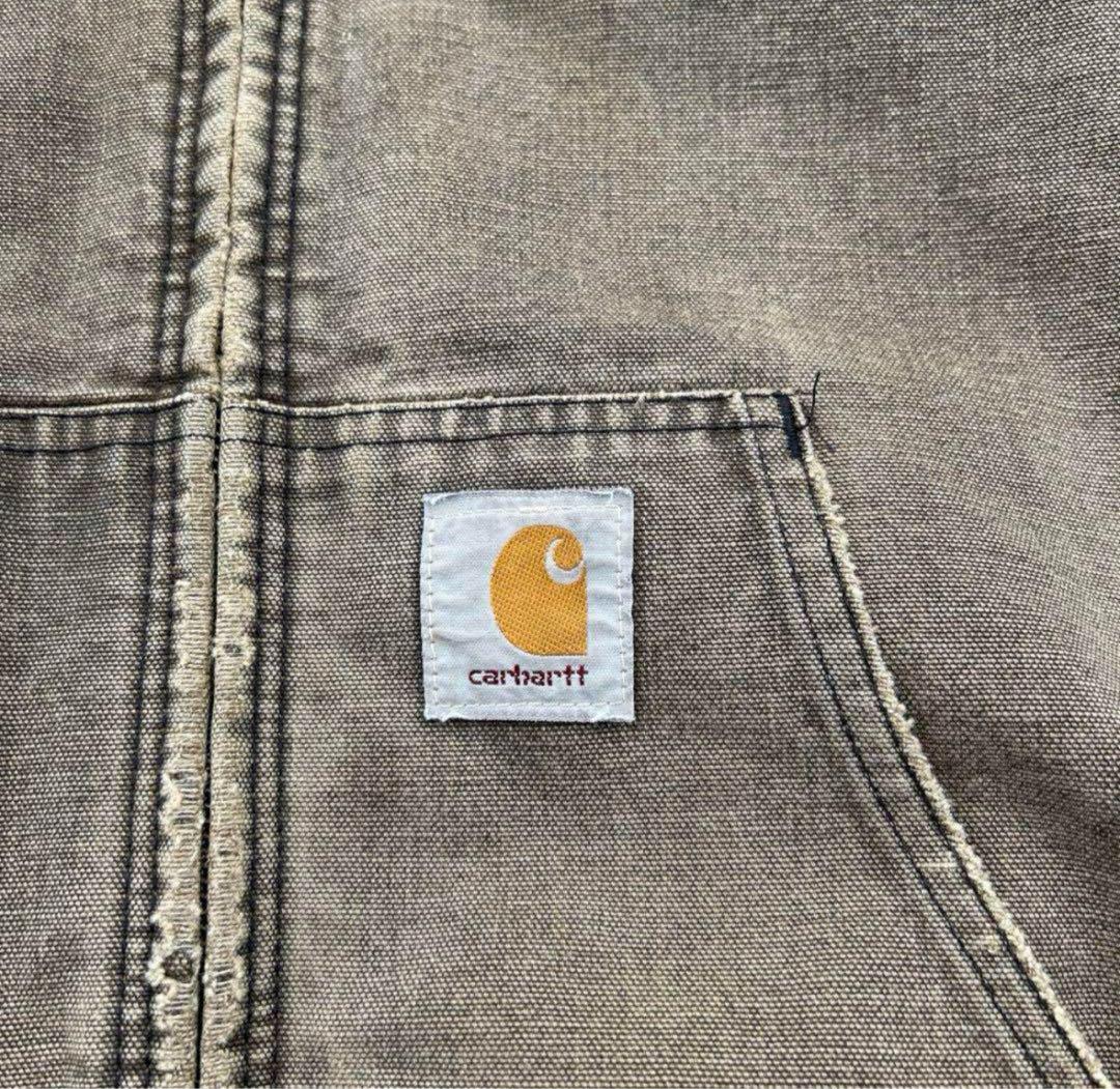 carhartt アクティブジャケット ブラウン ボロ 星タグ USA 短丈