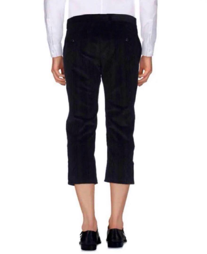 新品　DOLCE&GABBANAコーデュロイクロップドパンツ