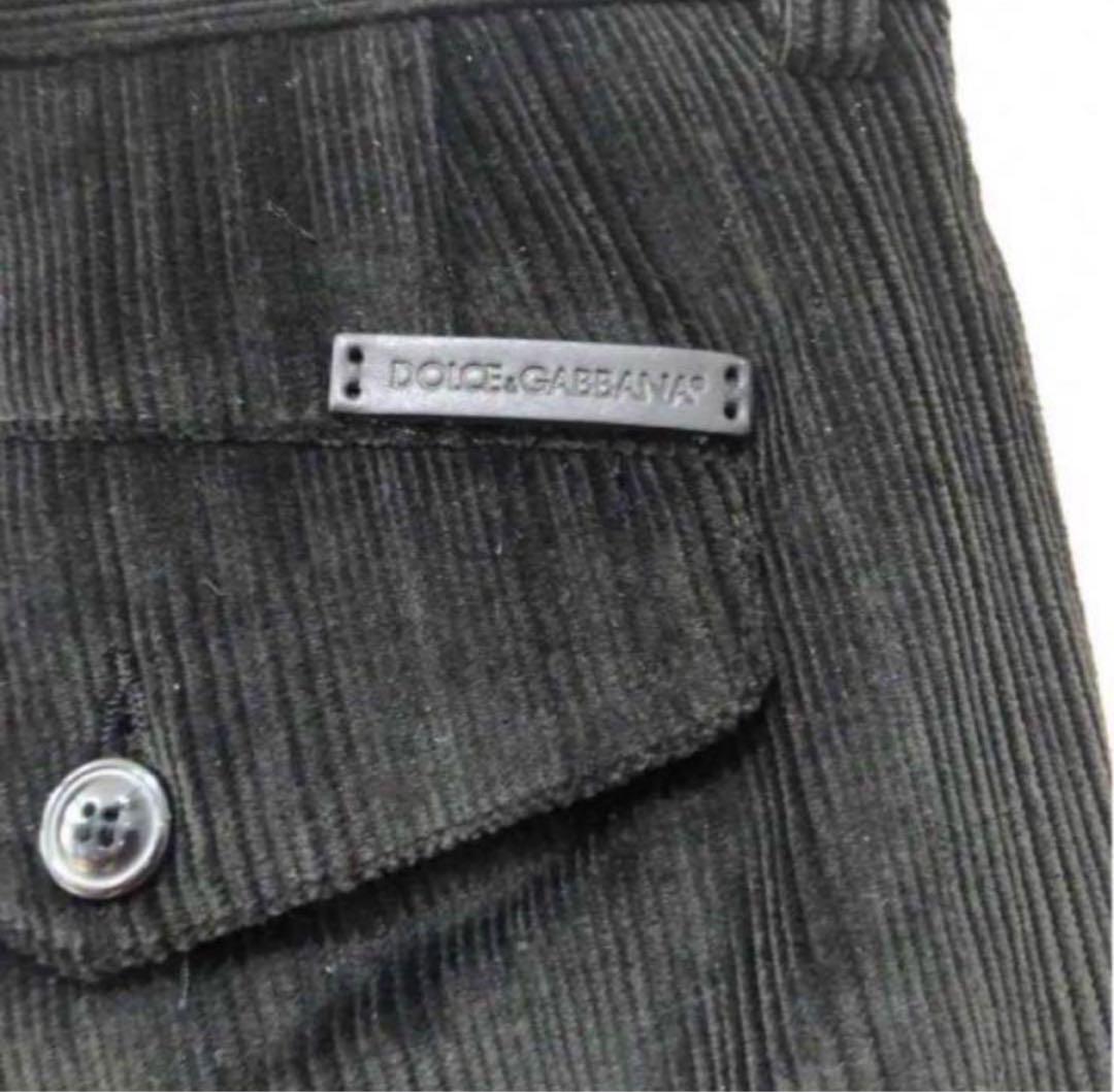 新品　DOLCE&GABBANAコーデュロイクロップドパンツ