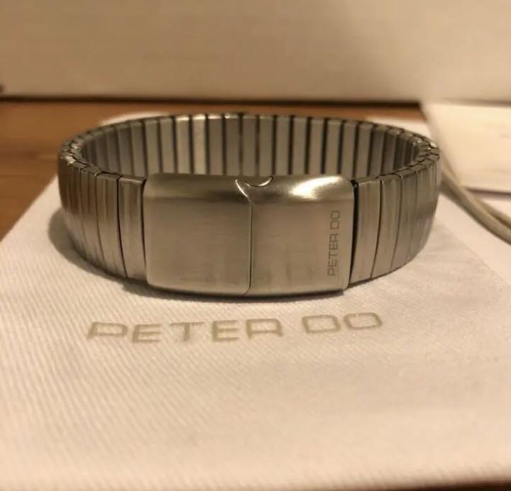 24960円 正規品スーパーSALE×店内全品キャンペーン Peter do Brushed Silver Watch Bracelet