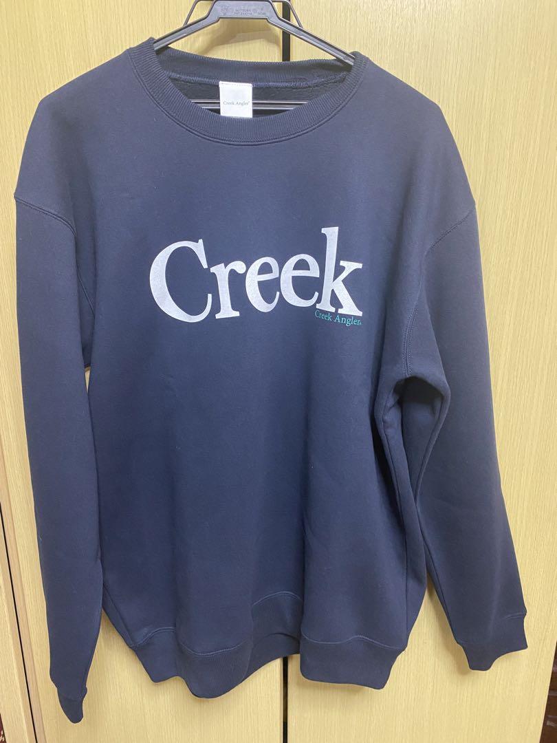 Creek ロゴ入り ネイビー トレーナー creek スウェット ネイビー