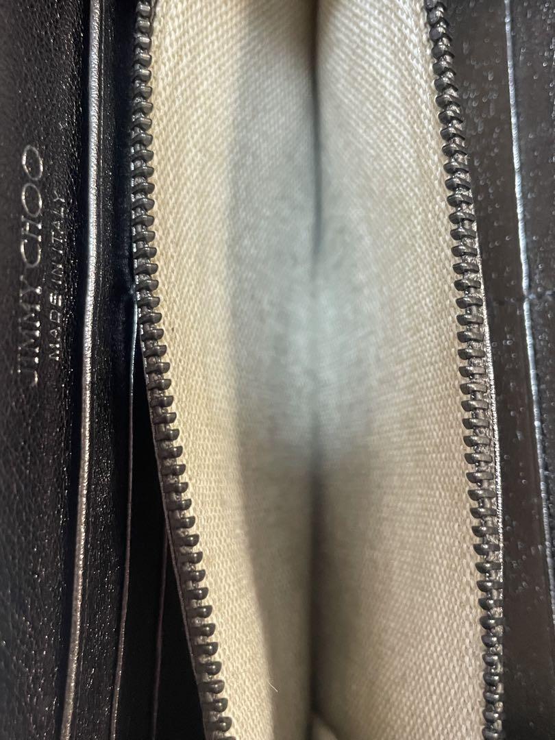 jimmy choo ジミーチュウ　長財布　ラウンドファスナー