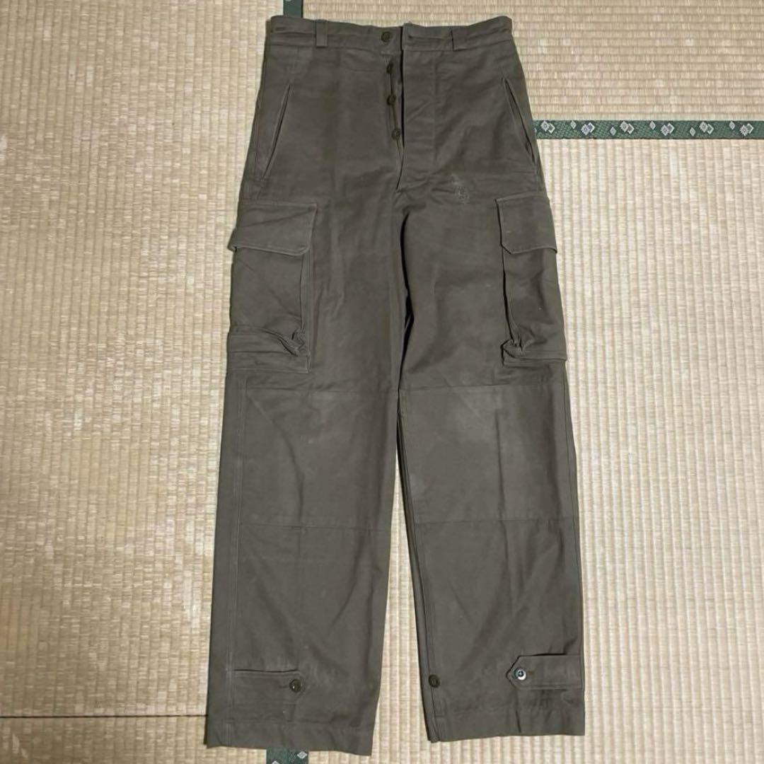 美品 50s m47 後期 フランス軍 31 オリジナル カーゴパンツ pw