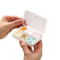 ピルケース 薬ケース サプリメントケース 携帯用 収納ケース (6仕切り)