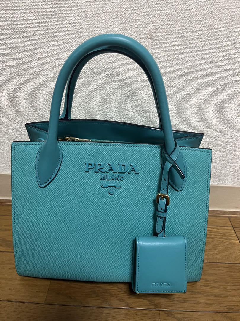 PRADA サフィアーノ 2WAY ハンドバッグ 1BA156 楽天市場】PRADA【プラダ】1BA156 モノクロームバッグ 2WAY