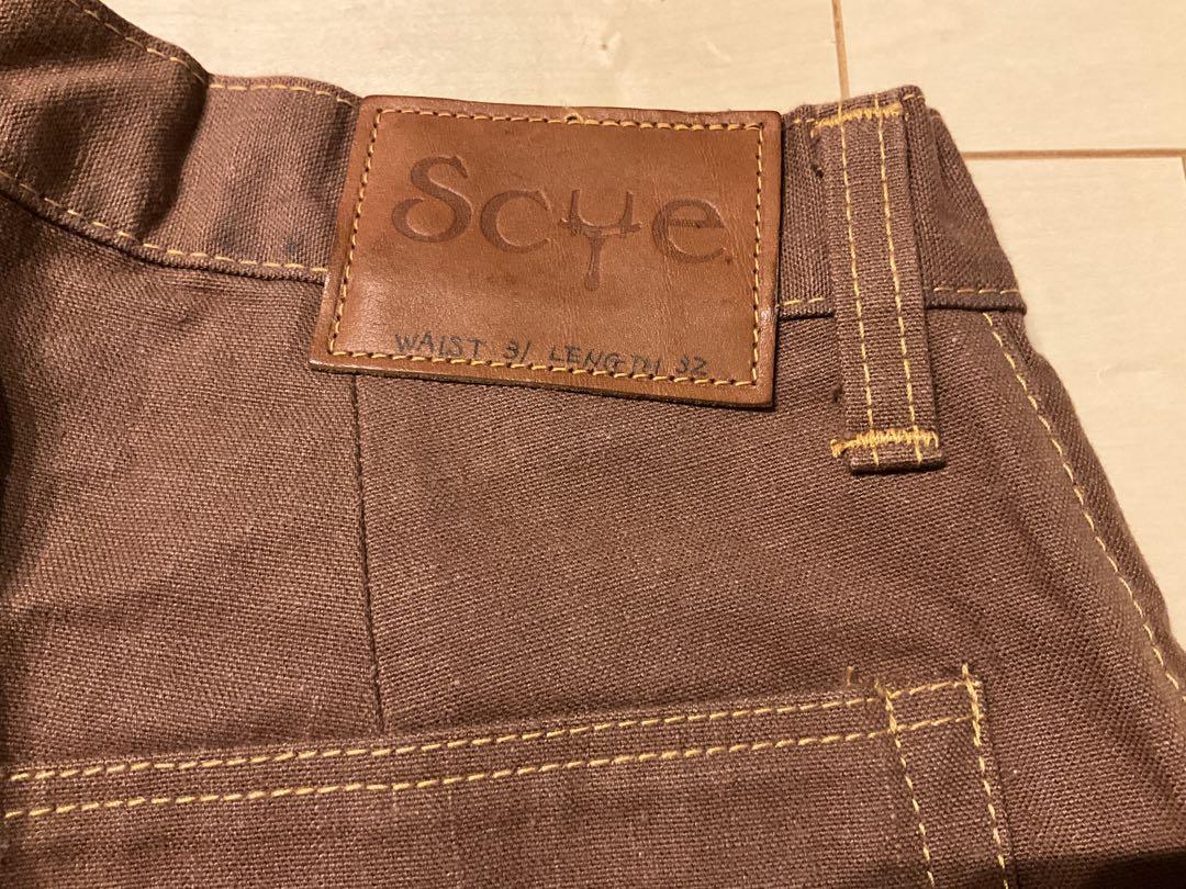 Scye サイ チノパン ワークパンツ ブラウン Made in Japan
