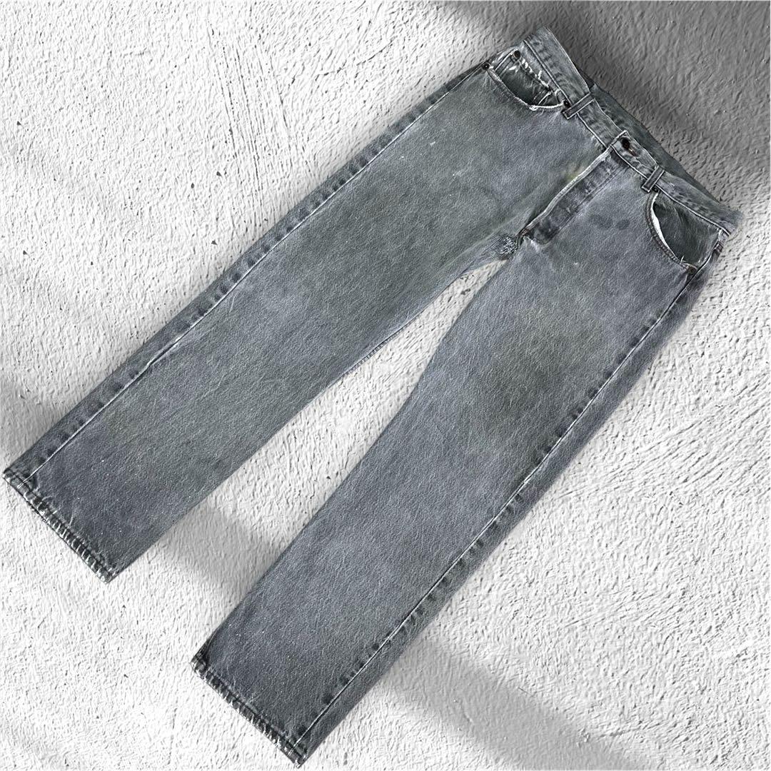 90's USA製 先染めブラック Levi's 501 ビックサイズ W36
