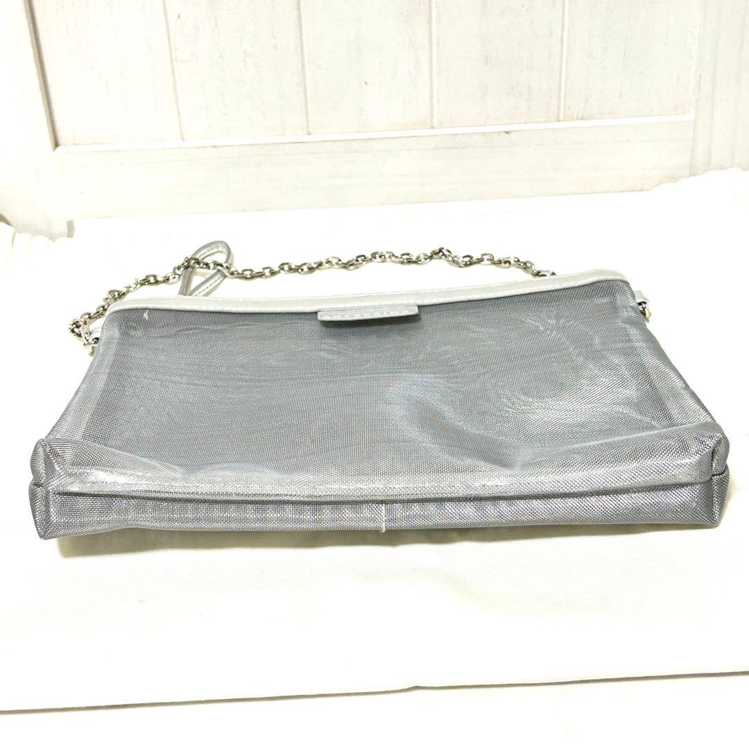 ANTEPRIMA イントレッチオ ワイヤーバッグ シルバー ポーチ付き ANTEPRIMA イントレッチオ ワイヤーバッグ シルバー ポーチ付き