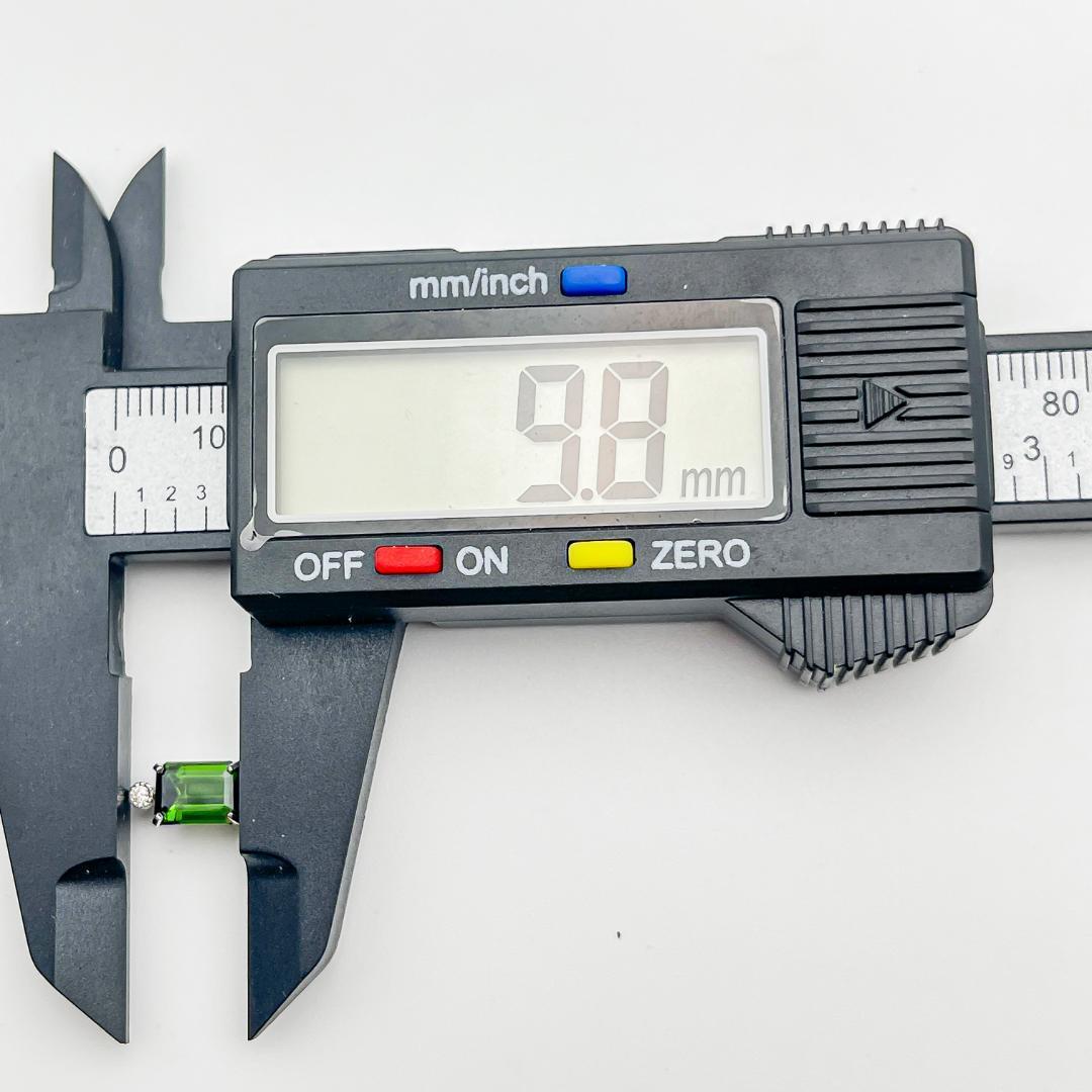 JN249-1 Pt900 ペンダントトップ 1.0ct グリーントルマリン