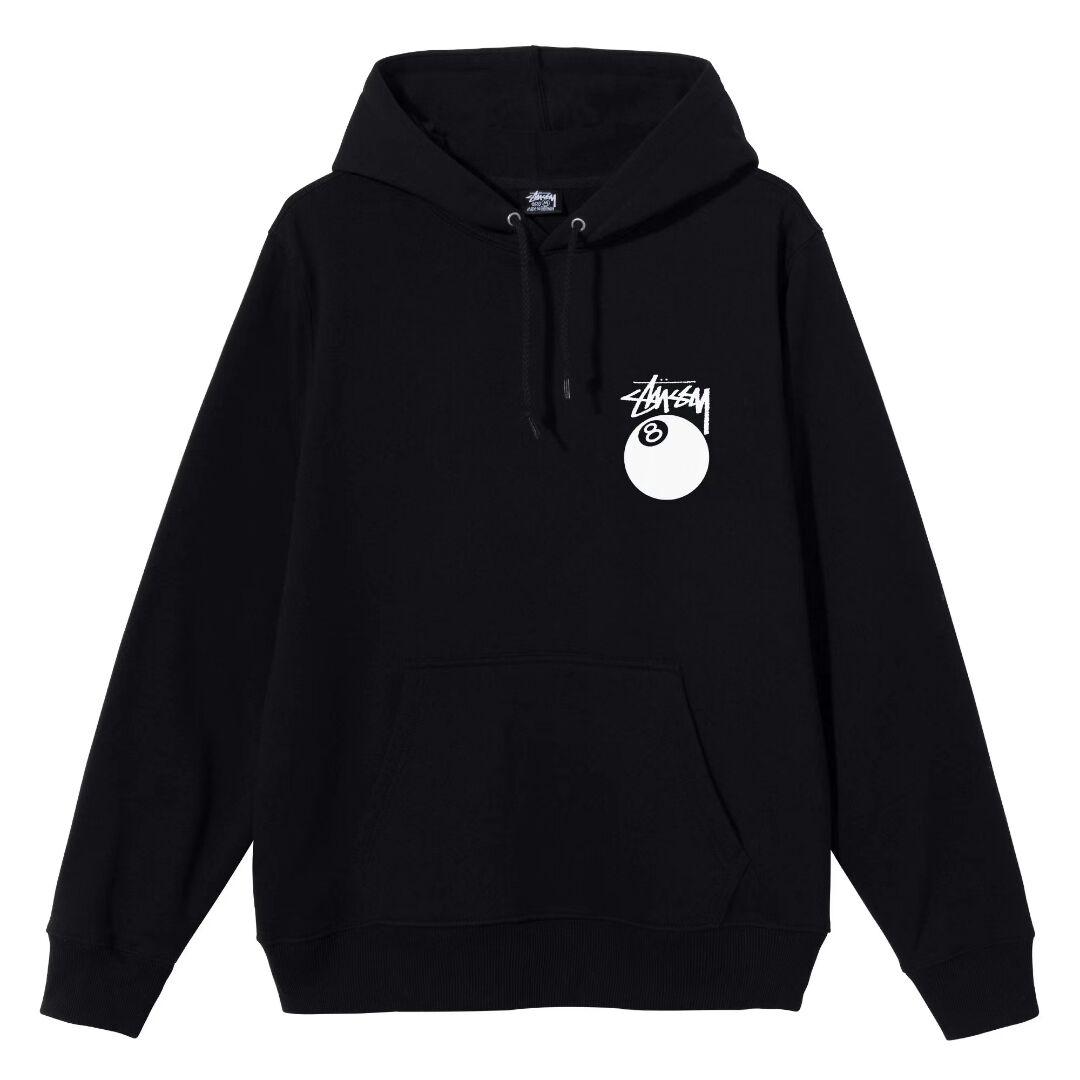 匿名配送 stussy スウェットパーカー 8ボール Mサイズ ブラック - メルカリ
