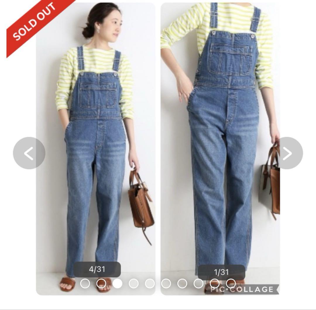 SLOBE IENA LE DENIM スリムオーバーオール 36 - メルカリ
