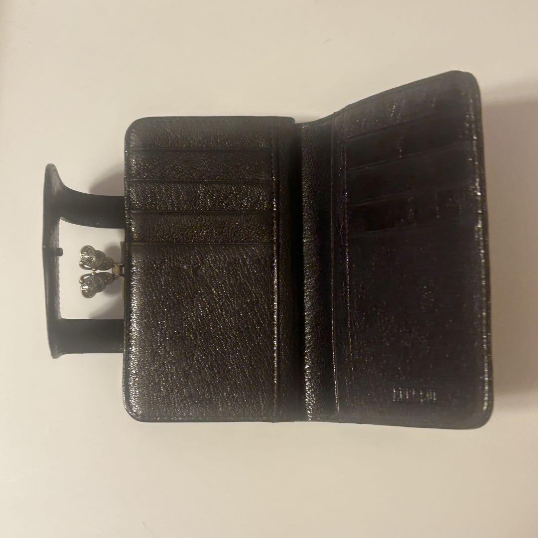 ANNA SUI アナスイ レザー二つ折り財布