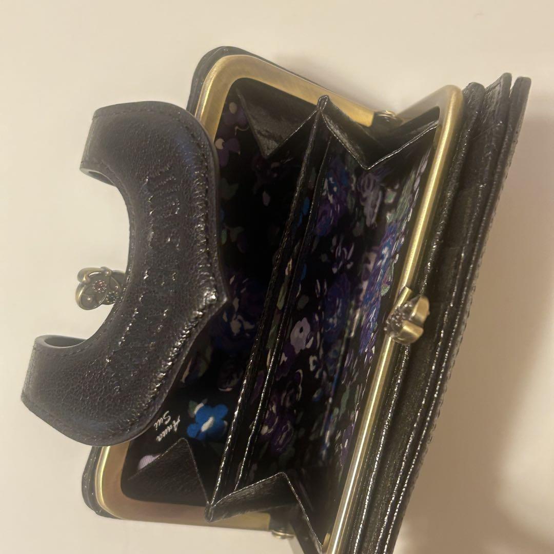 ANNA SUI アナスイ レザー二つ折り財布