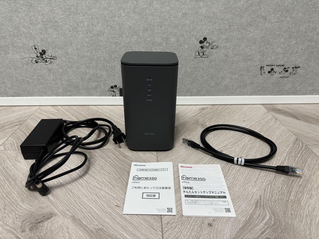 【美品】docomo home5G HR02 docomo home5G HR02 ドコモホールWi-Fi