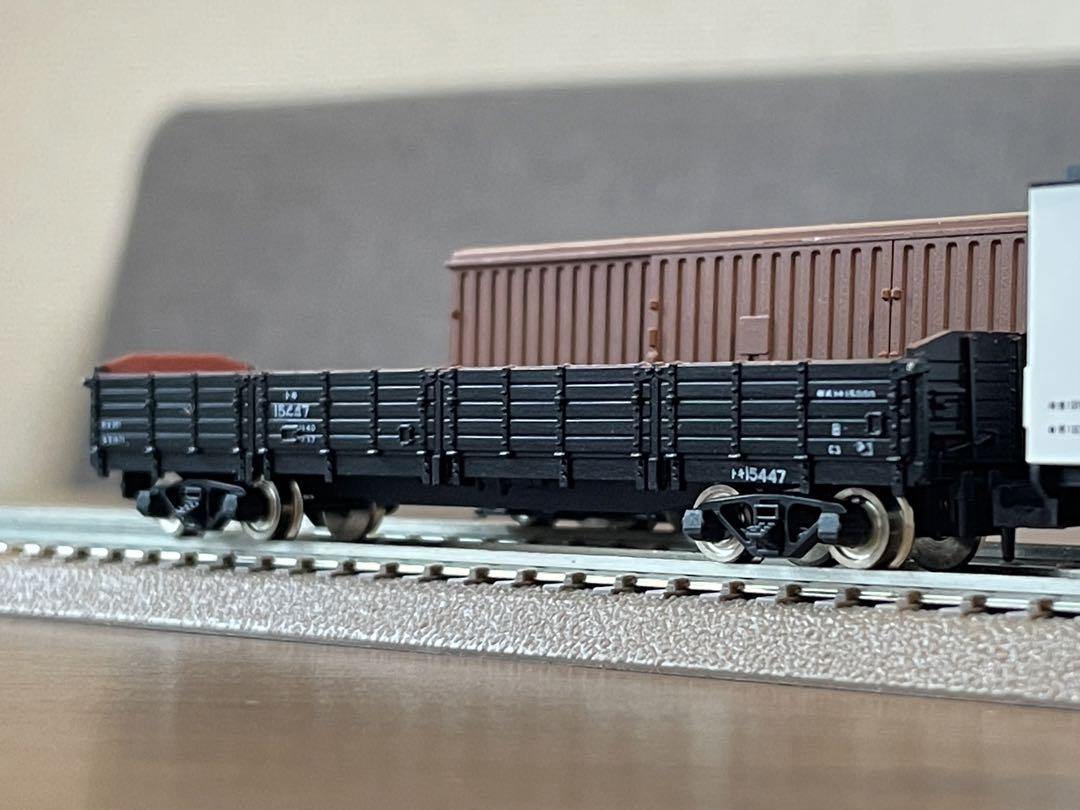【ウェザリング加工品】Nゲージ貨物列車14両セット【昭和50年代】 ウェザリング加工品】Nゲージ貨物列車14両セット【昭和50年代】 くろ