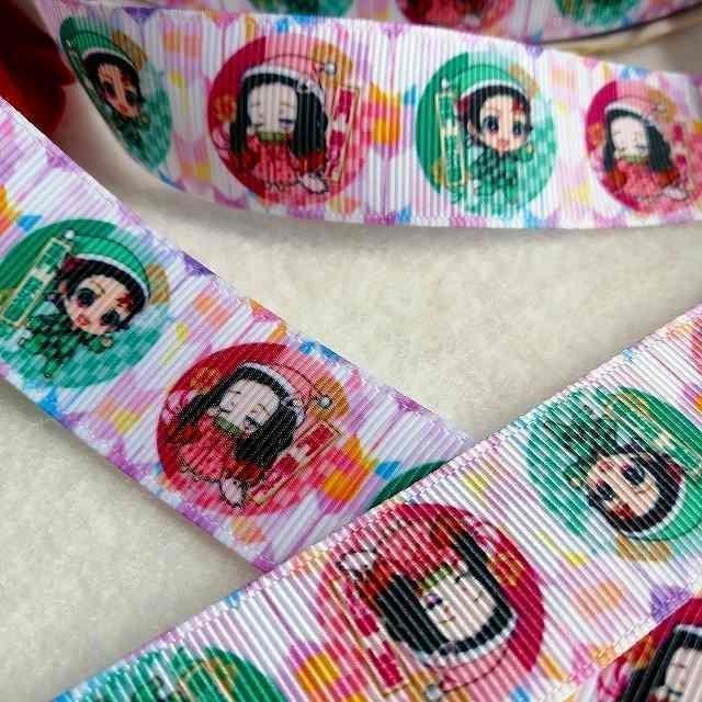 毀滅の刃 グログランリボン リボン ハンドメイド デコパーツ キャラクター メルカリ
