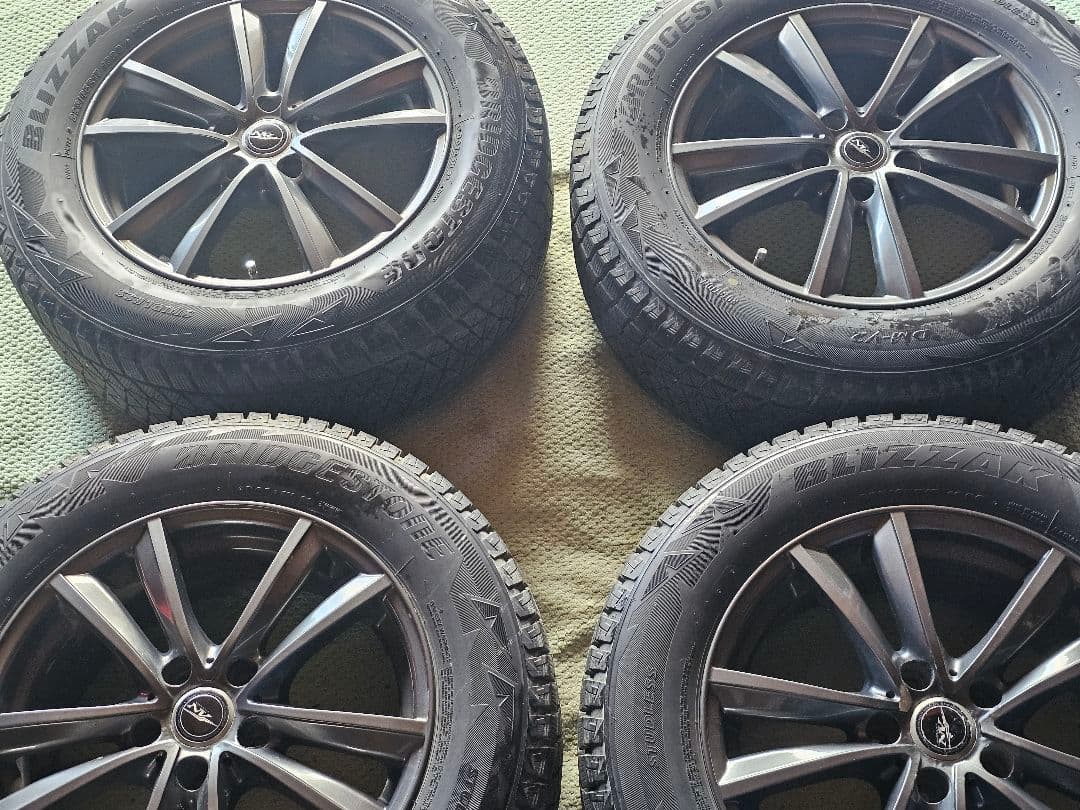 【1】もっとい様ブリザック 17インチ タイヤ・ホイールセット