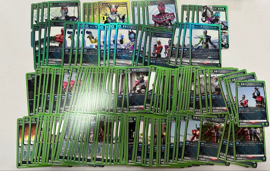 ユニオンアリーナ 仮面ライダー Vol.2 緑 SR以下各種4枚セット 4コン