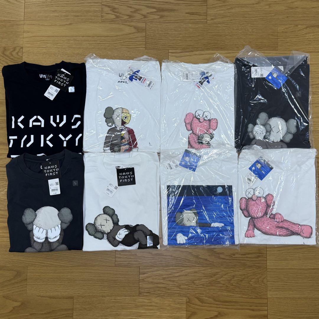 Lサイズ 新品未使用 KAWS ユニクロ Tシャツ