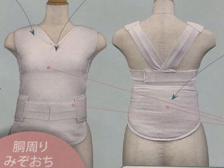 着物補整着 パッドセット式 着付け教室の先生が考案した らくらく