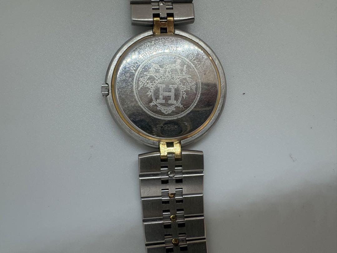 HERMES シルバー ゴールド 腕時計