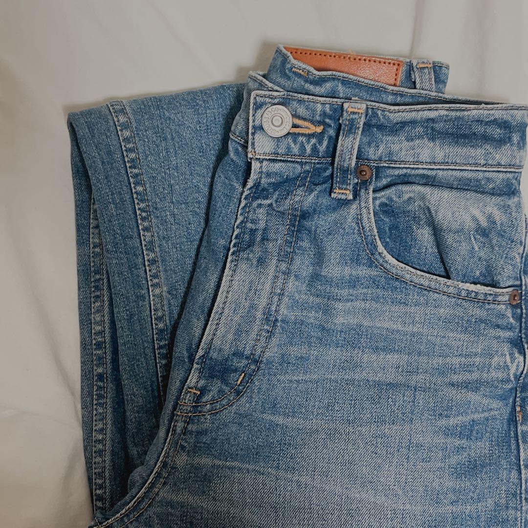 パンツ moussy PLAIN JEANS STRAIGHT