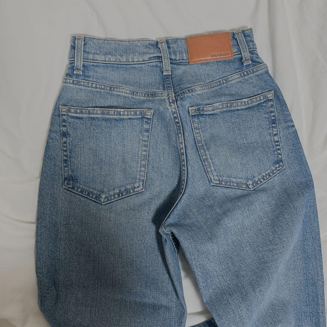 パンツ moussy PLAIN JEANS STRAIGHT