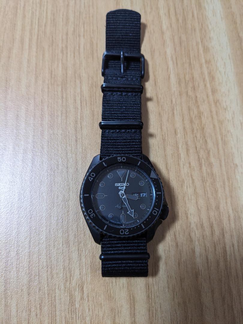 c*i様 SEIKO セイコー 腕時計 5スポーツ SBSA025 オールブラッ