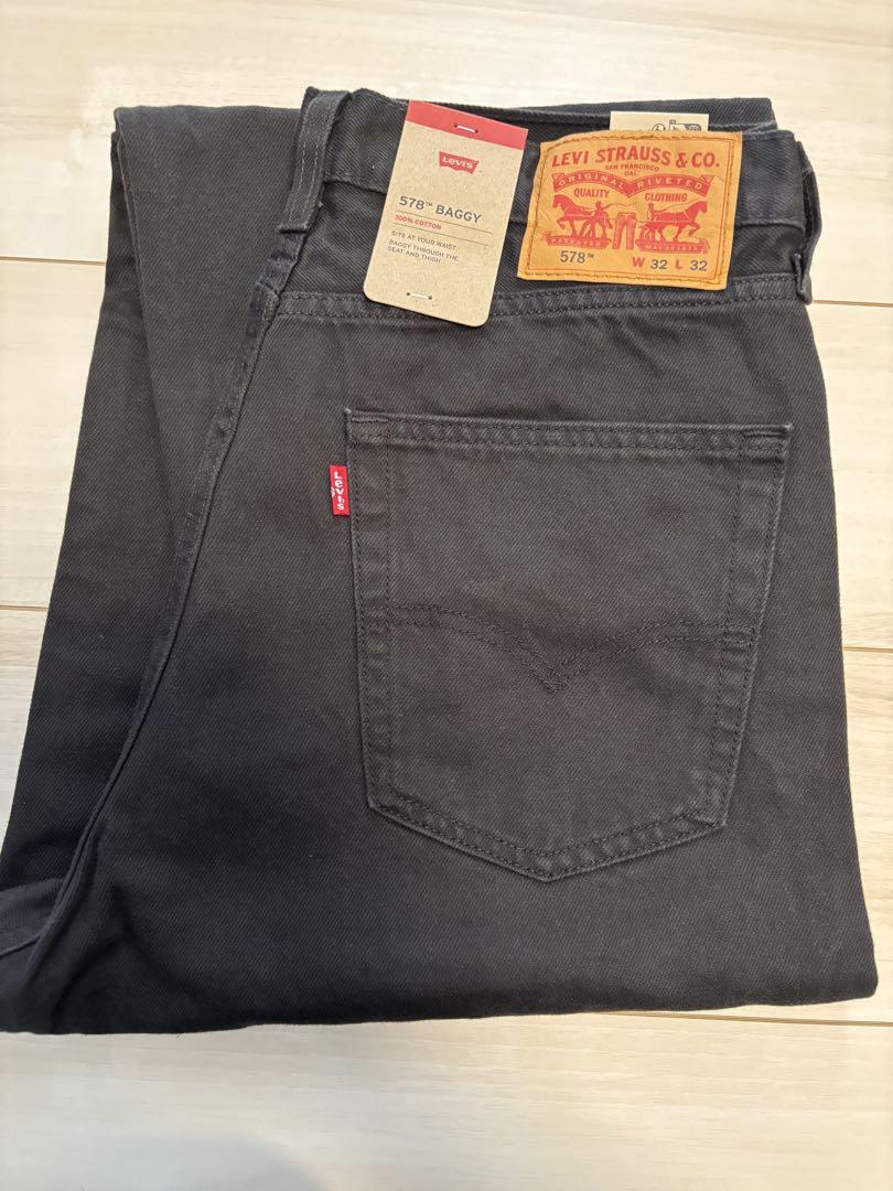 【うん】リーバイス578 W32 BAGGYバギー　supreme 新品未使用】リーバイス578 W32 BAGGYバギー supreme H&M - メルカリ