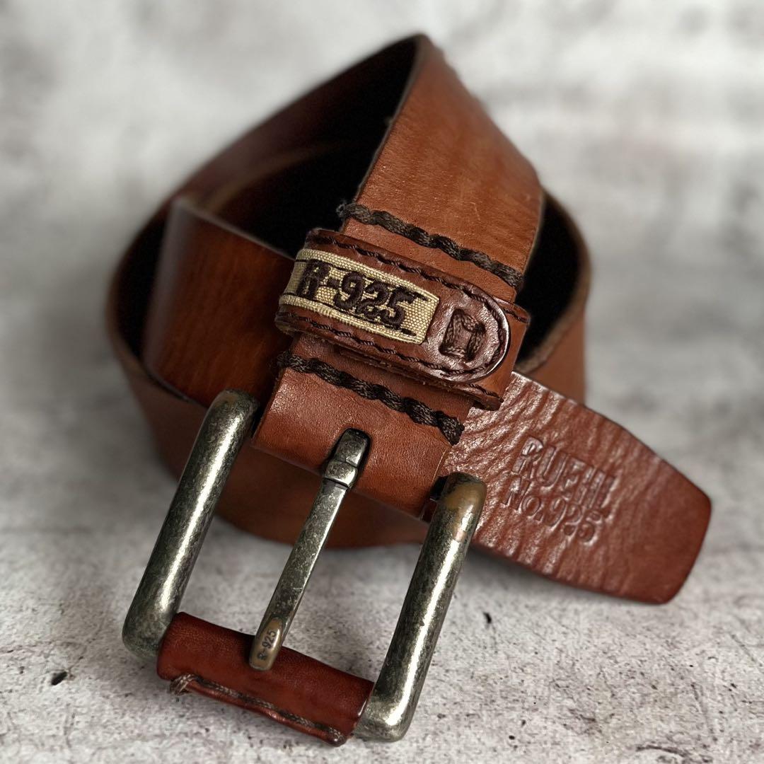 【カリフォルニア購入】Ruehl No.925 ヴィンテージ リアルレザーベルト