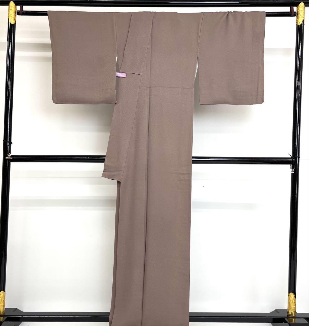 世界を買える 海外ブランド 時流】I25392◇正絹 着物と帯 色無地◇千地泰弘 通 大きいサイズ 着物・浴衣