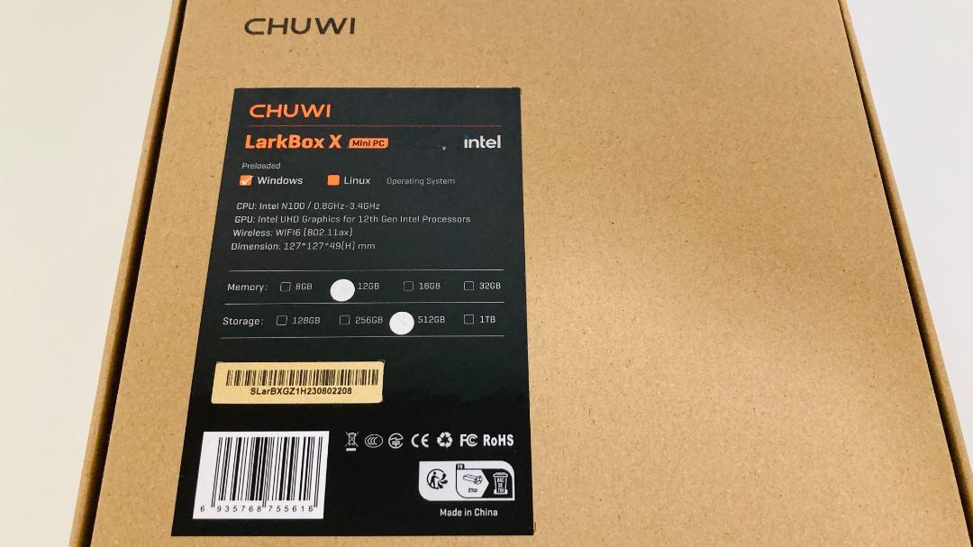 【価格交渉ok】CHUWI LarkBox X2023 N100｜超美品