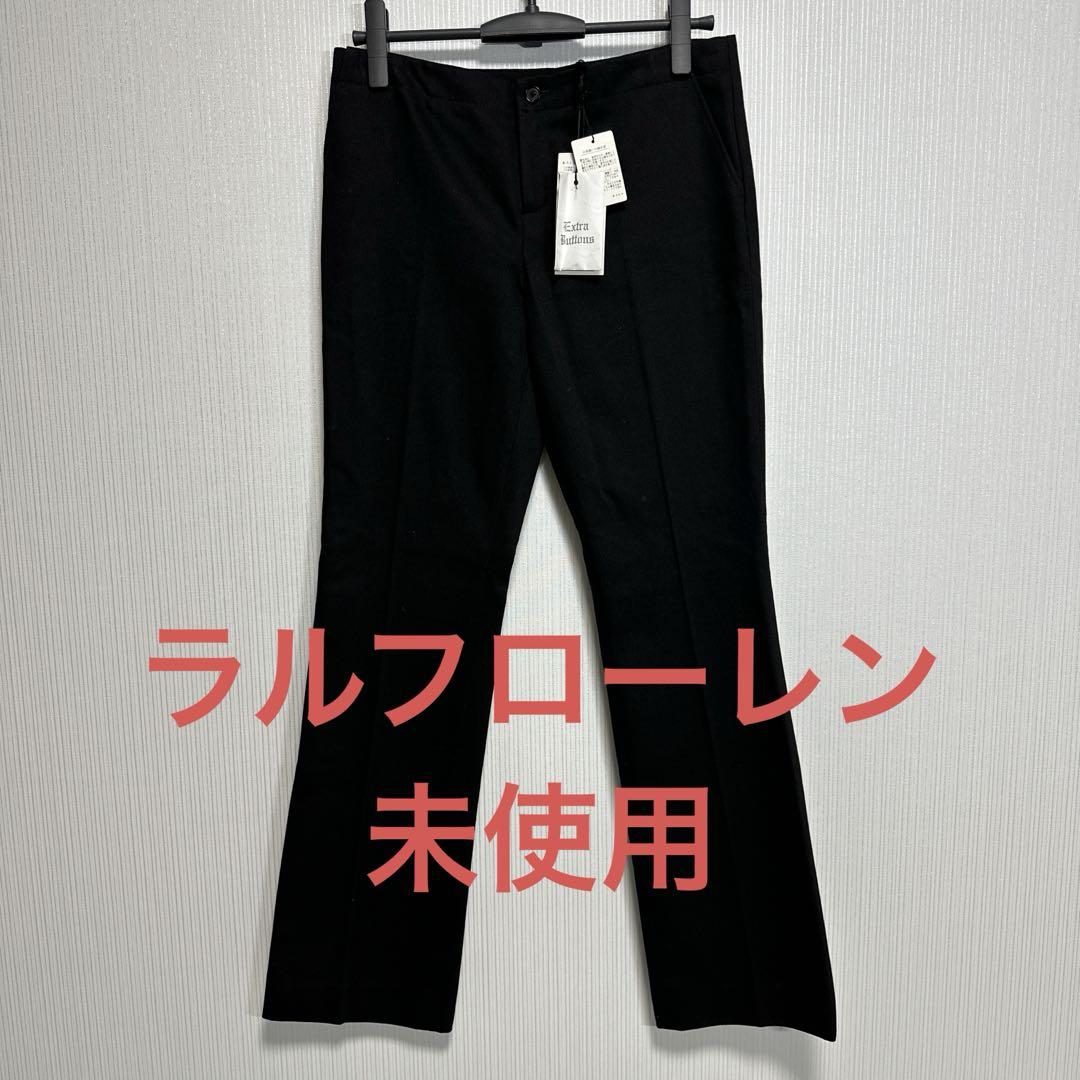 RalphLaurenラルフローレンフレアブラックデニムW67 股下81 未使用
