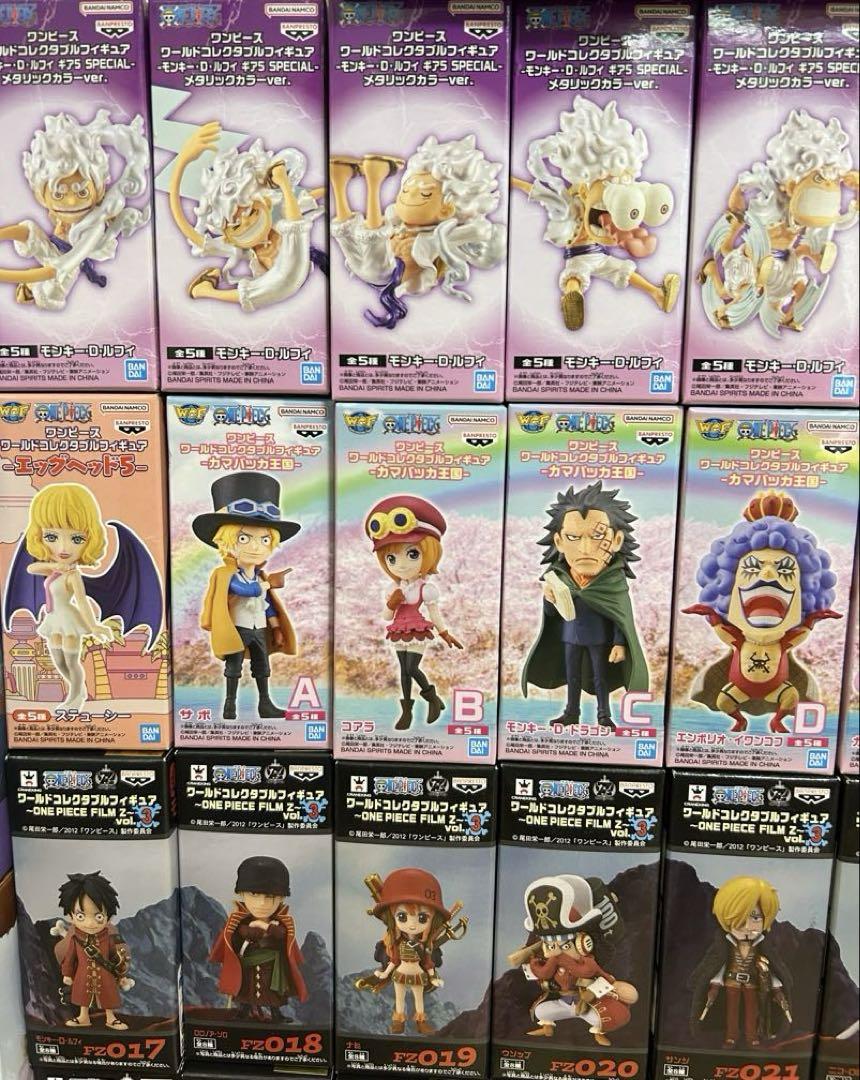 ワンピース　ワールドコレクタブルフィギュア40体 ONE PIECE ワールドコレクタブルフィギュア未開封40体 - メルカリ