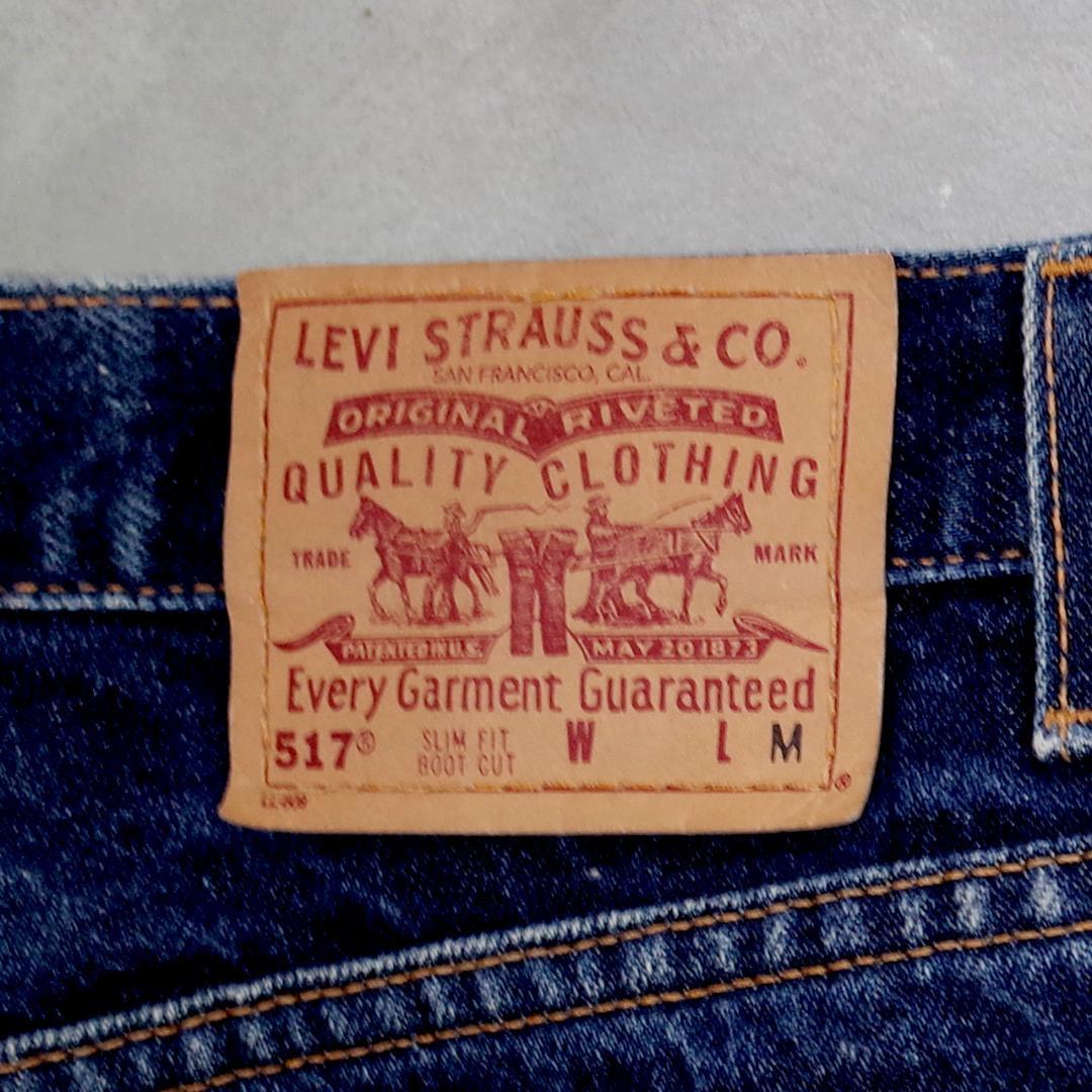00s Levi's 517 W32程度 アメリカ製 ブーツカット 00年6月製