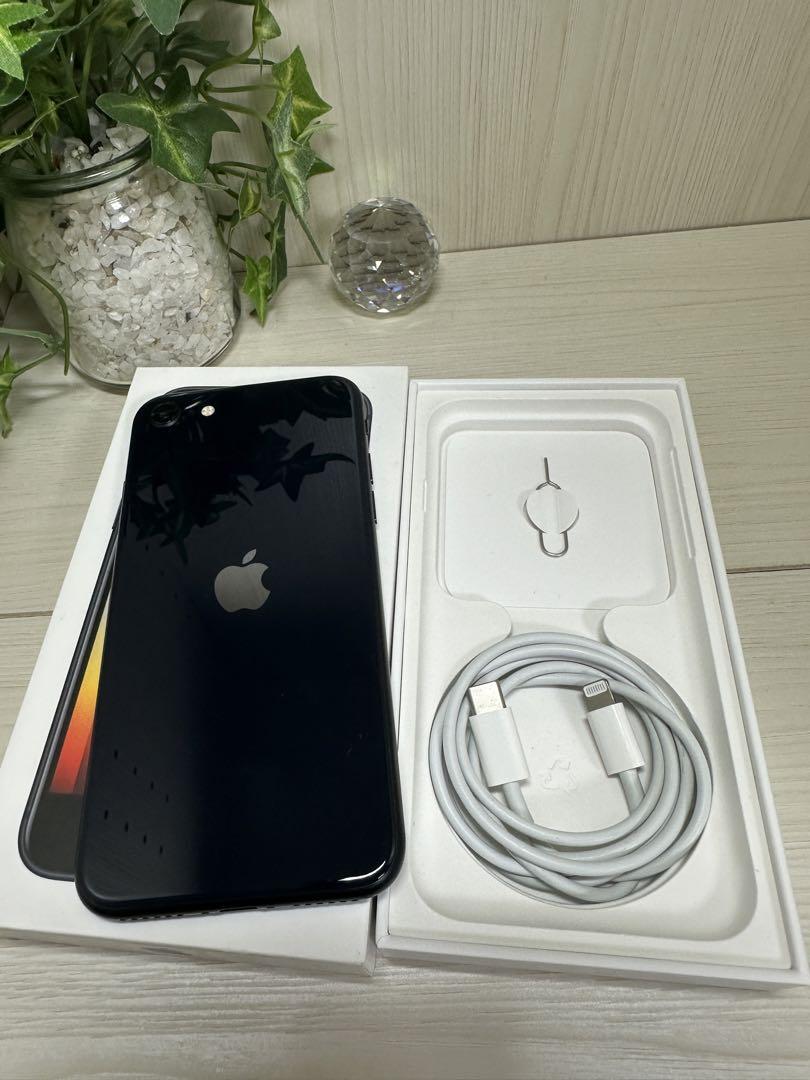 【美品】【100％】iphoneSE 第3世代 128GB SIMロックなし