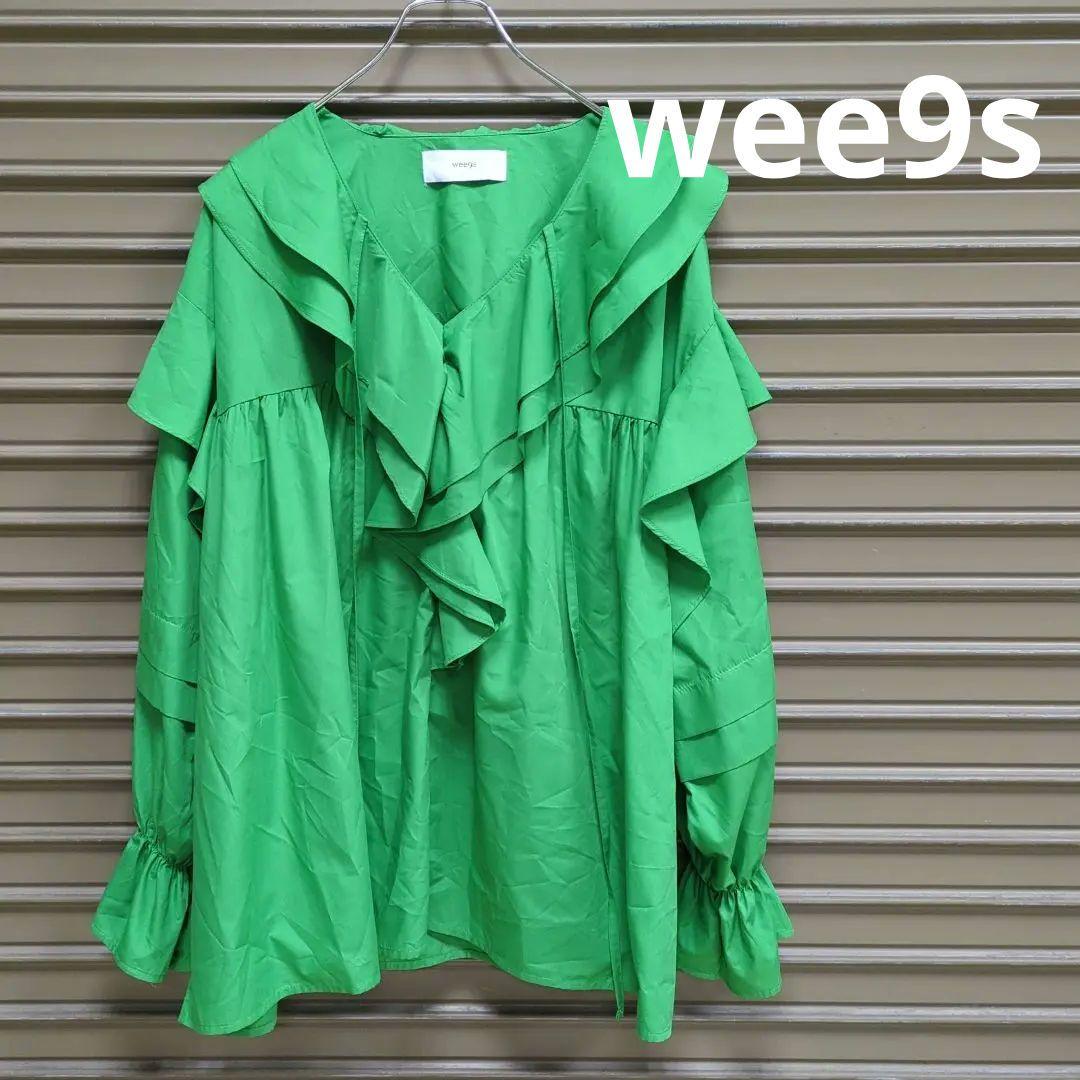 wee9s フリルブラウス レディースF