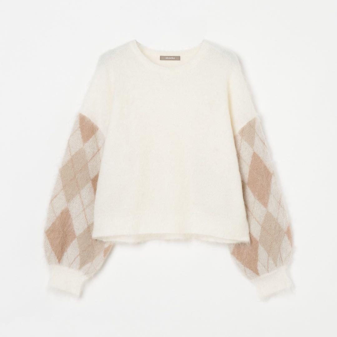 HELIOPOLE ARGYLE CREW NECK KT